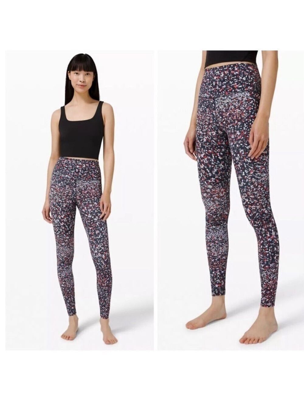 Lululemon Wunder Under High-Rise Tight 28" Luxtreme in Water Blossom Multi